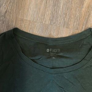 Figs scrubs under shirt